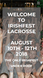 Mobile Screenshot of irishfestlacrosse.org